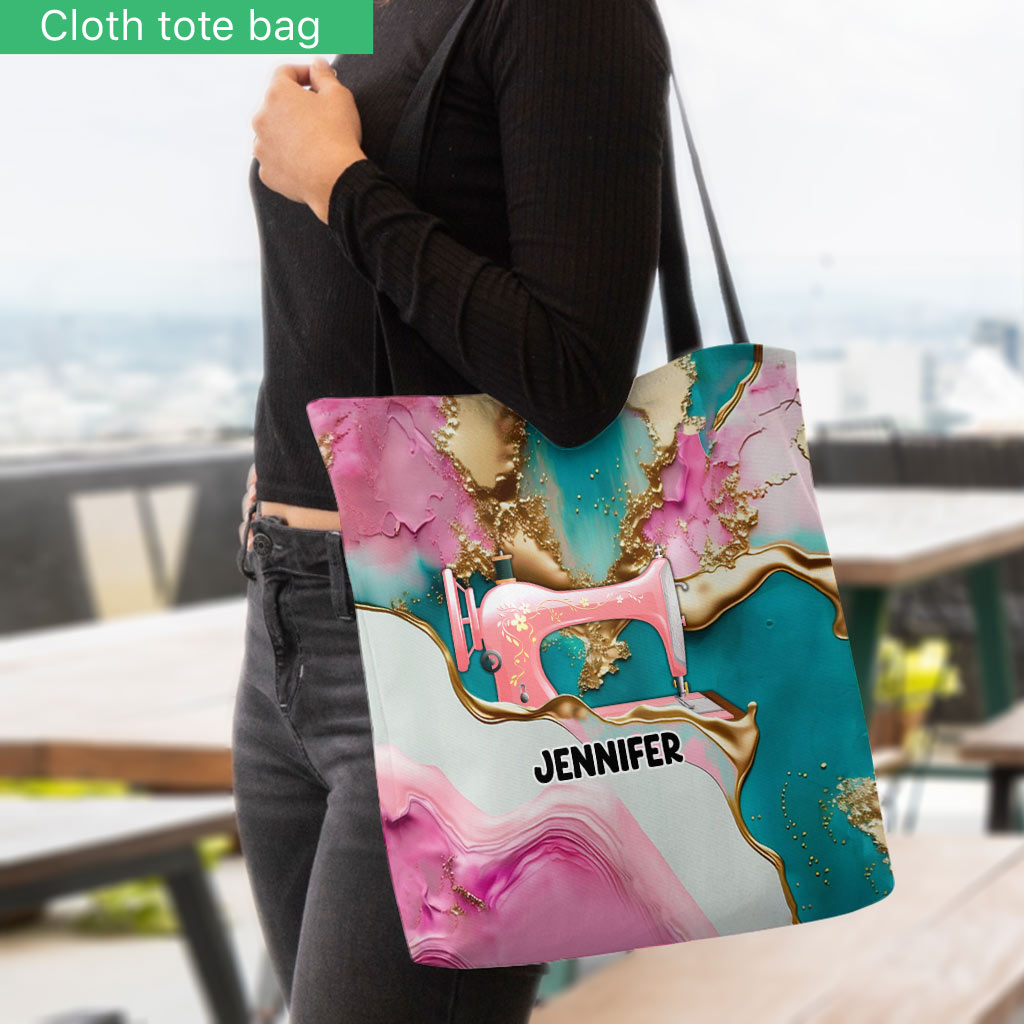 J'adore coudre - Sac fourre-tout de couture personnalisé