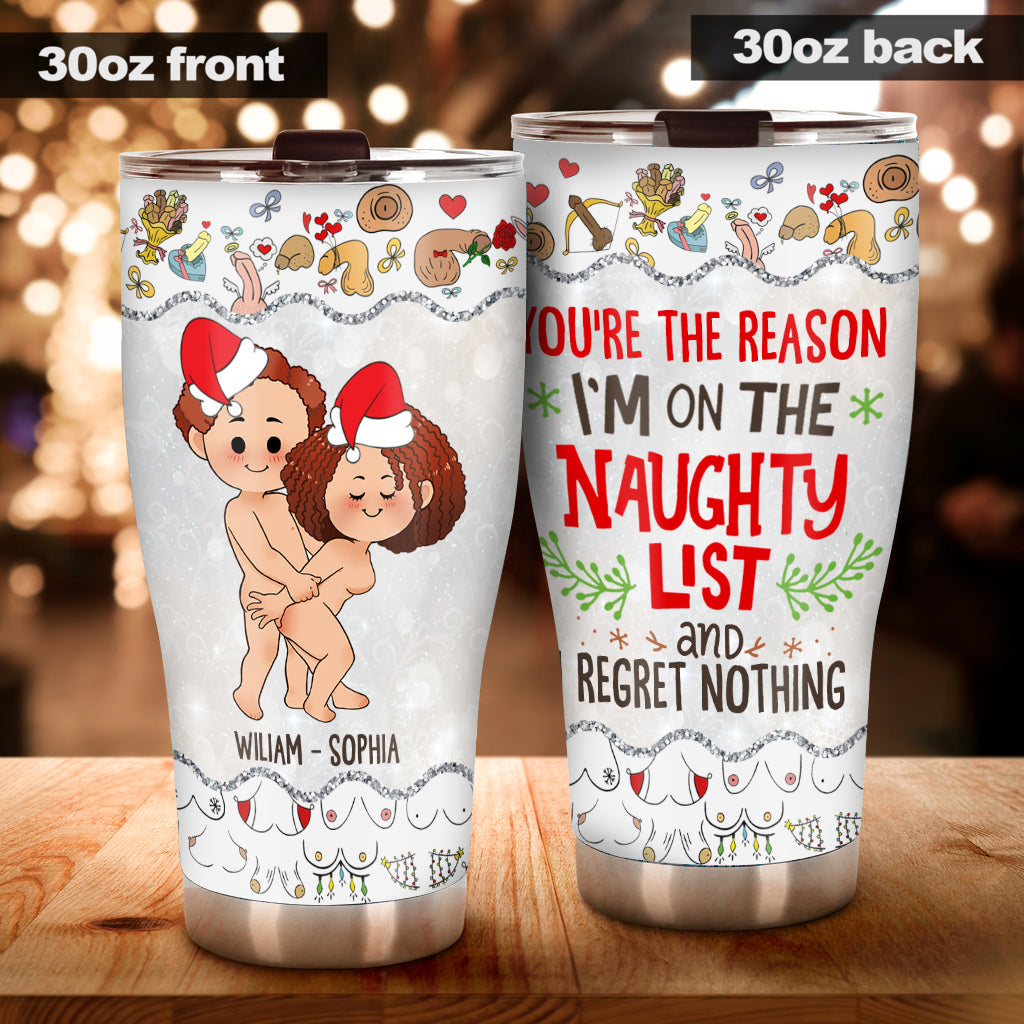 Tout ce que je veux pour Noël - Gobelet personnalisé pour couple
