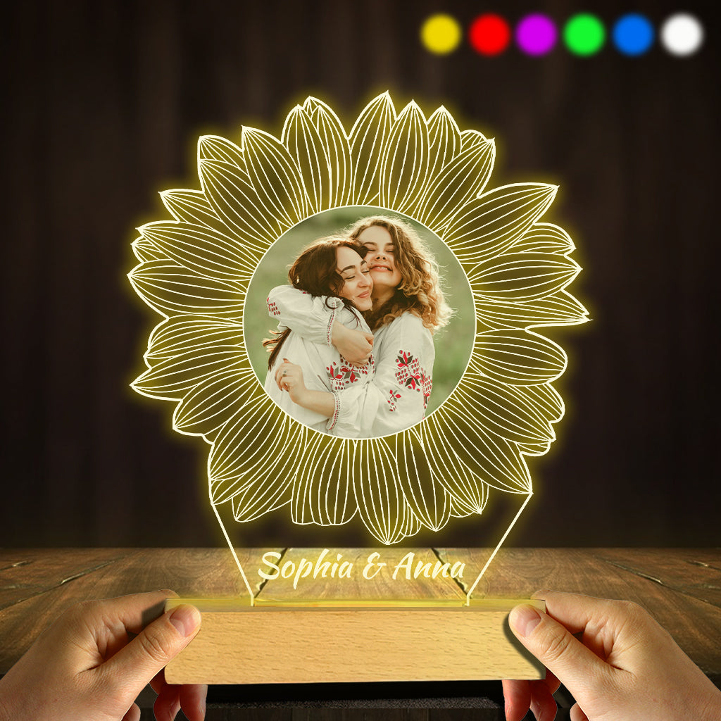 Tu es mon rayon de soleil - Cadeau pour maman, grand-mère, sœur, fille, fils, frère, grand-père, papa, épouse, époux, ami(e) - Plaque lumineuse personnalisée
