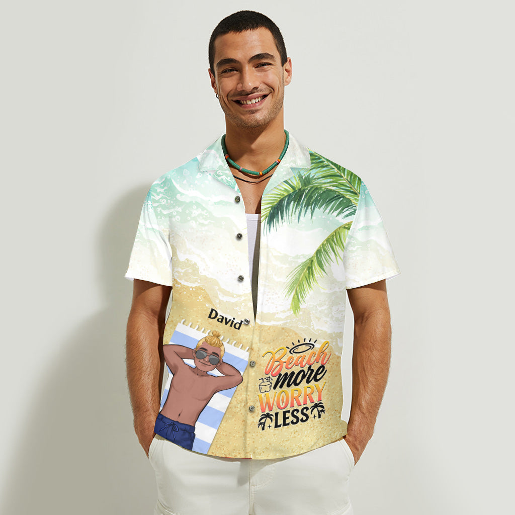 The Beach Is Calling And I Must Go - Sea Lover gift for friend, sister, girlfriend, wife, mom, brother, dad, husband, boyfriend - Personalized Hawaiian Shirt