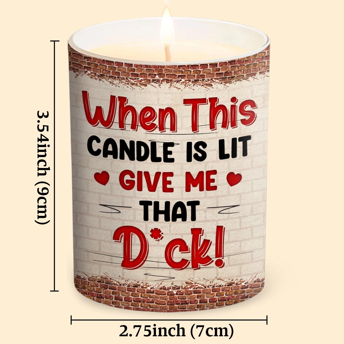 Bougie personnalisée pour couple avec couvercle en bois