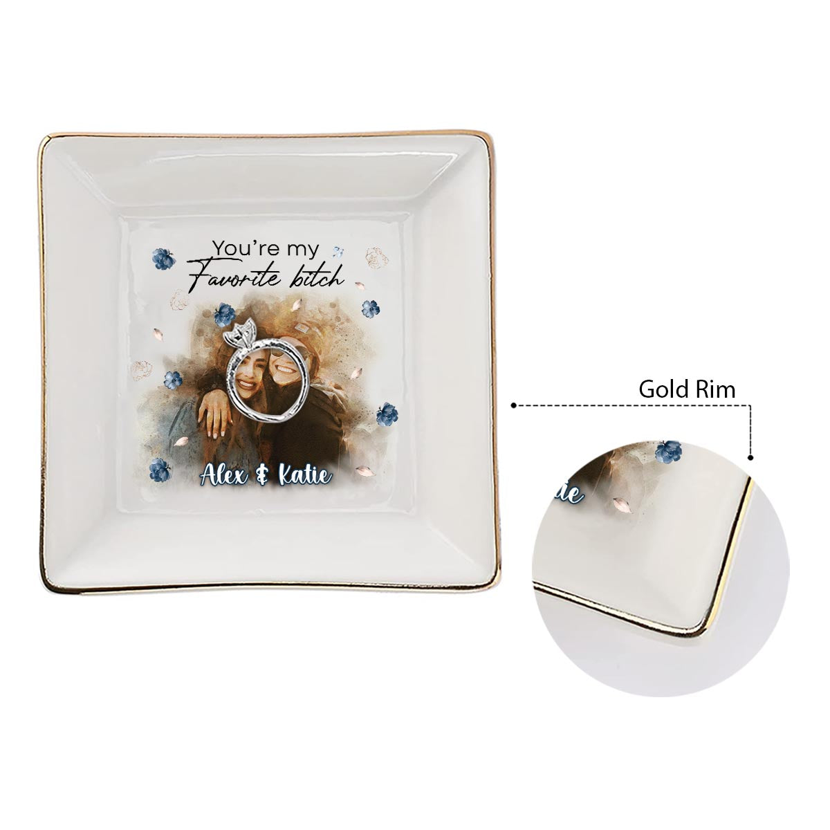 Tu es ma préférée - Porte-bijoux personnalisé pour meilleure amie