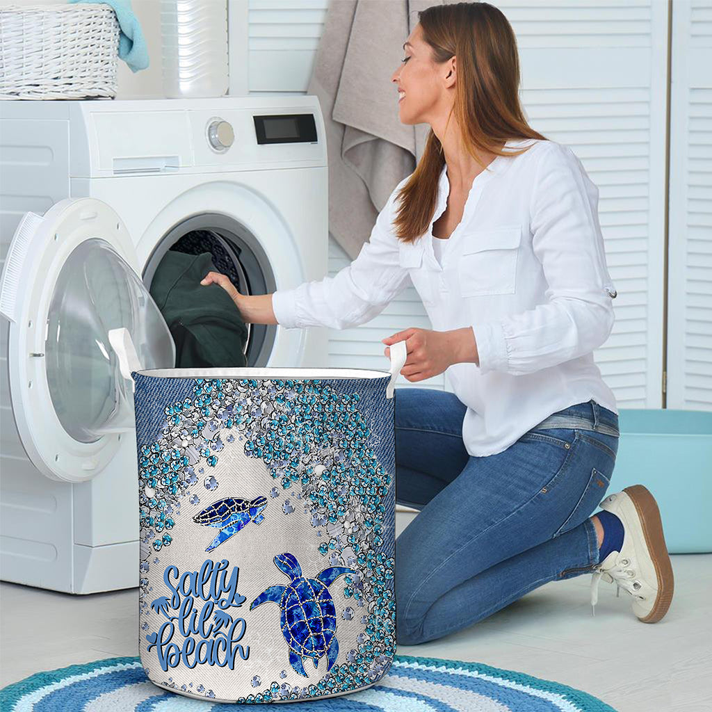 Turtle Bling - Personalized Turtle Storage Basket