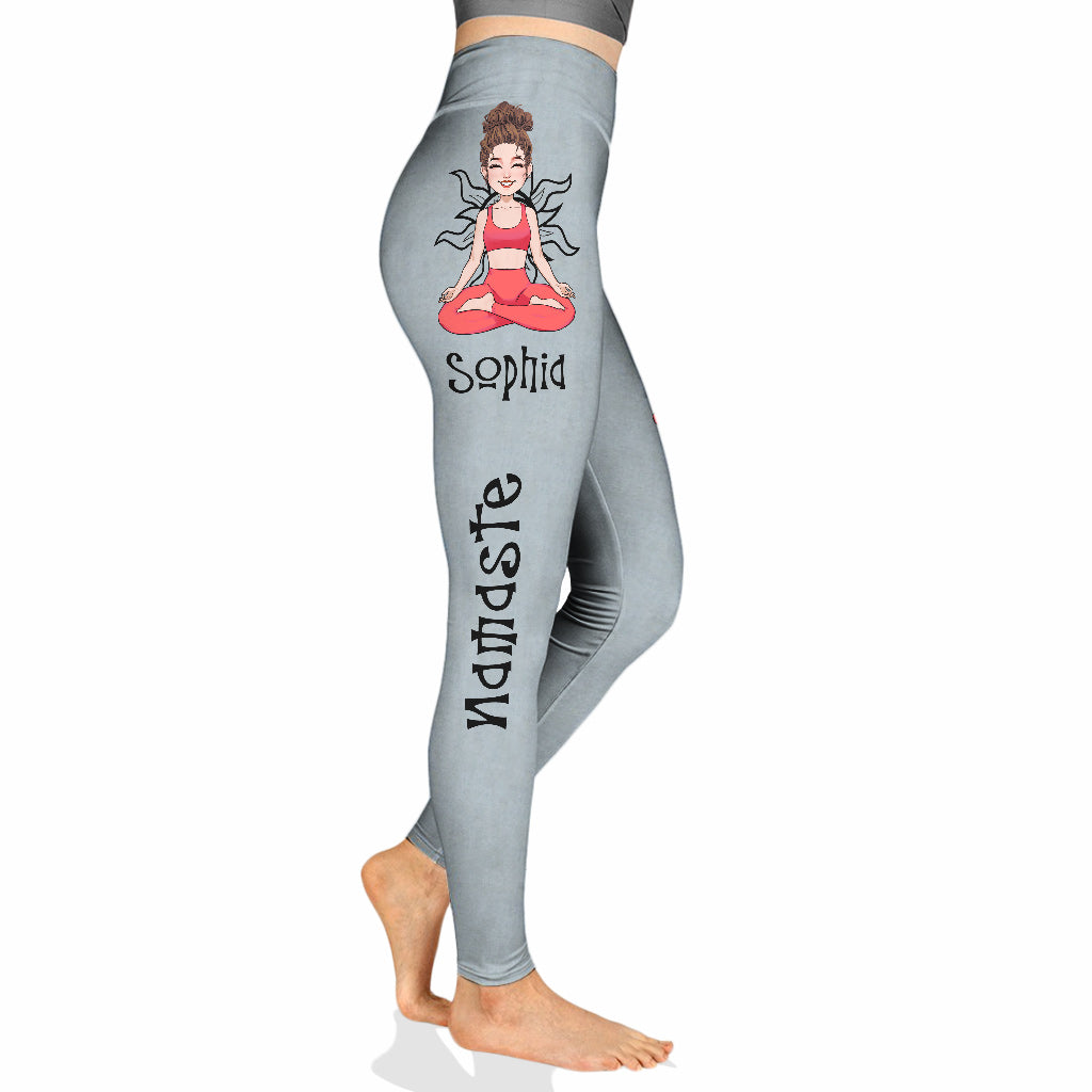 Namaste - Personalized Yoga Leggings