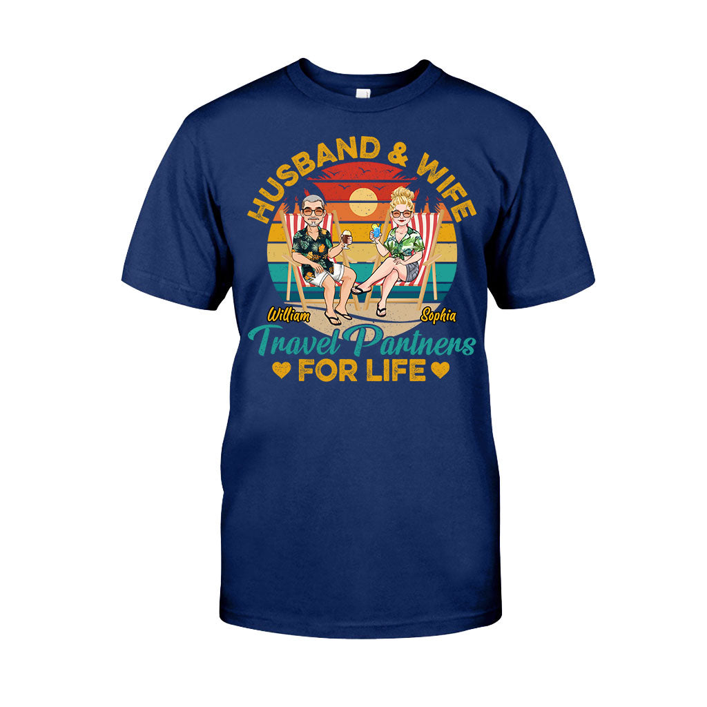 Partenaires de voyage pour la vie - T-shirt et sweat à capuche de voyage personnalisés