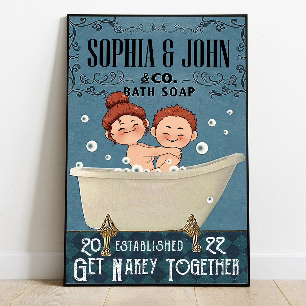 Get Nakey - Toile et affiche personnalisées pour couples