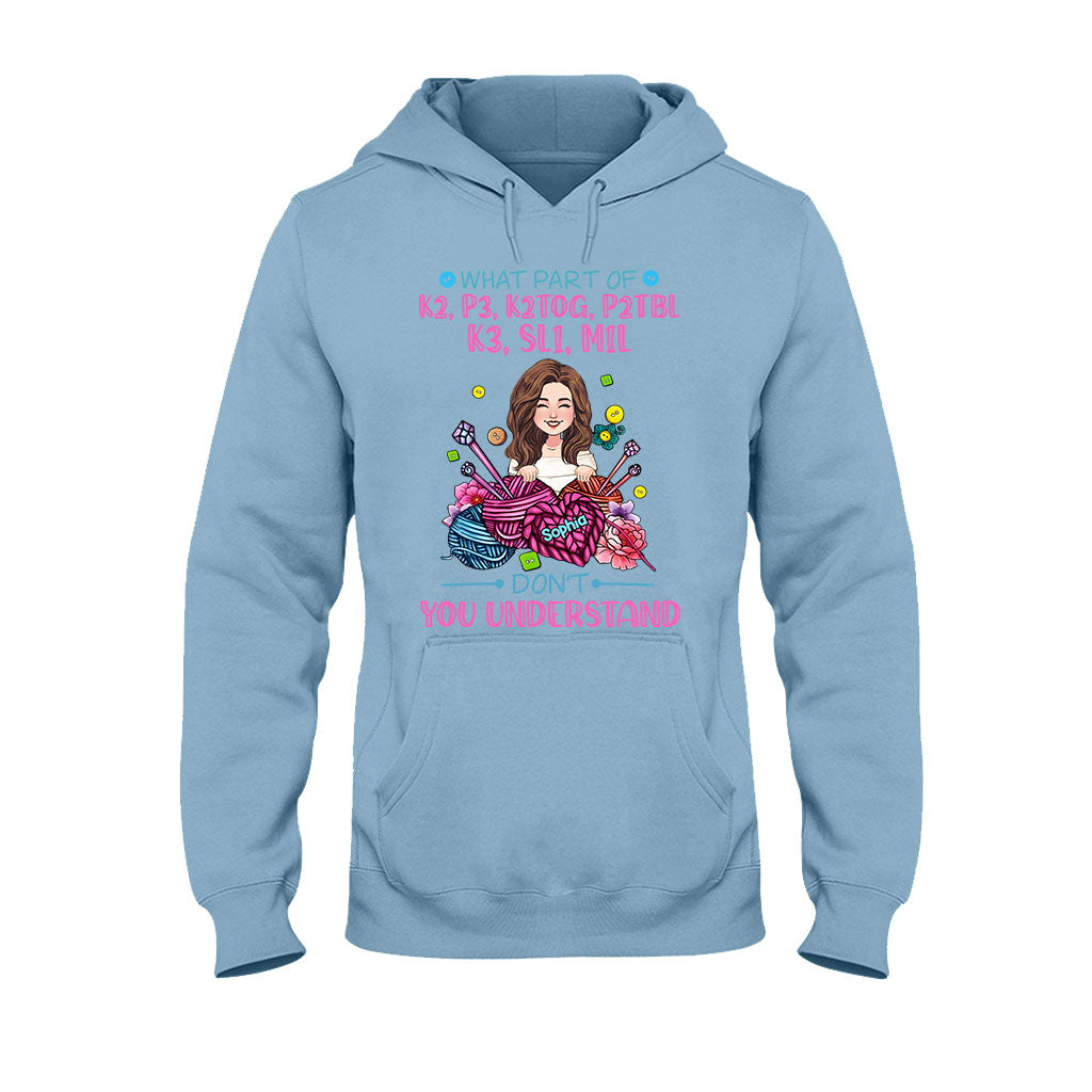 Tu ne comprends pas ? - T-shirt et sweat à capuche tricotés personnalisés