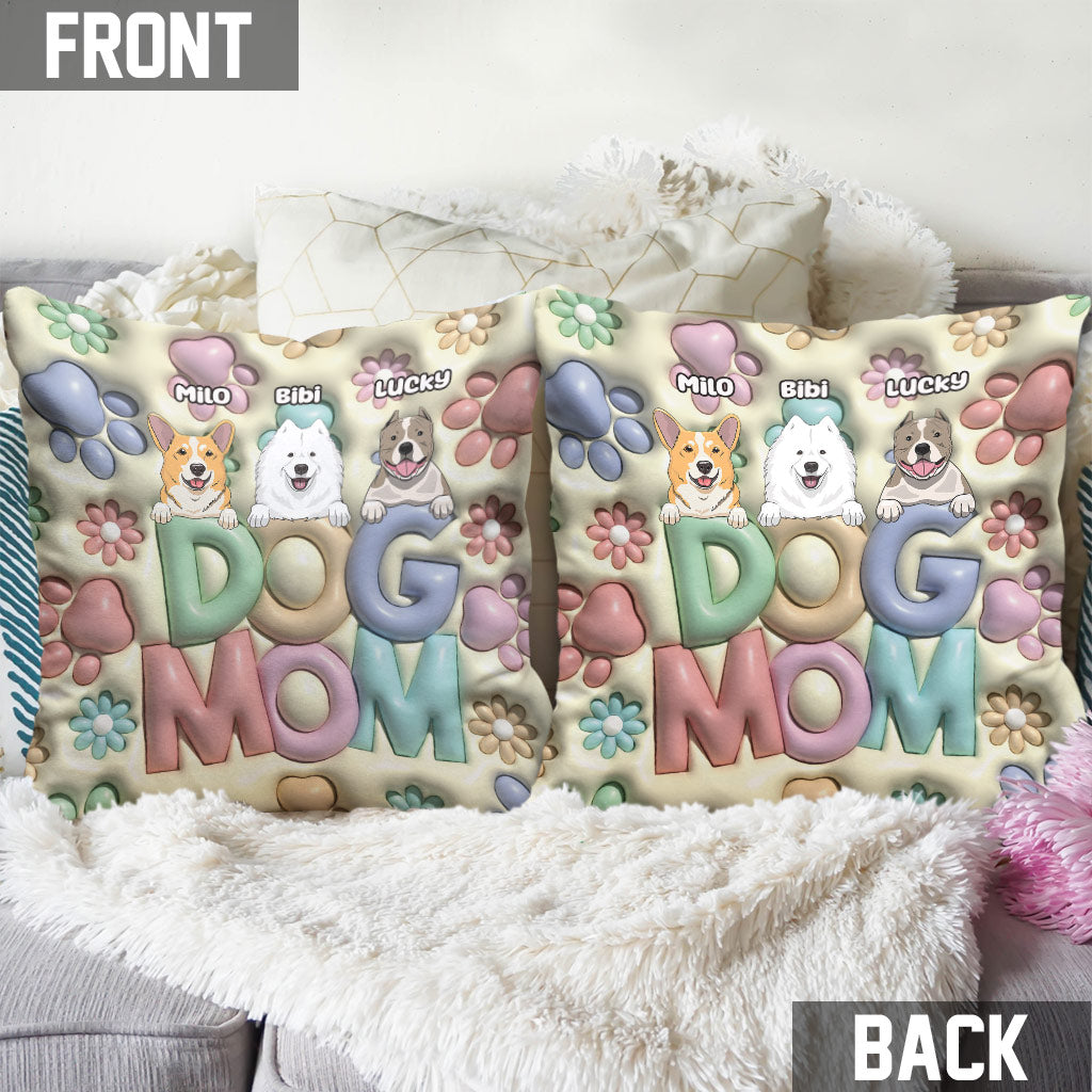 Maman de chien - Coussin décoratif personnalisé pour chien
