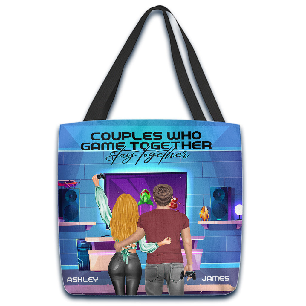 I Will Always Be Your Player Two - Video Game gift for boyfriend, husband, wife, girlfriend - Personalized Tote Bag