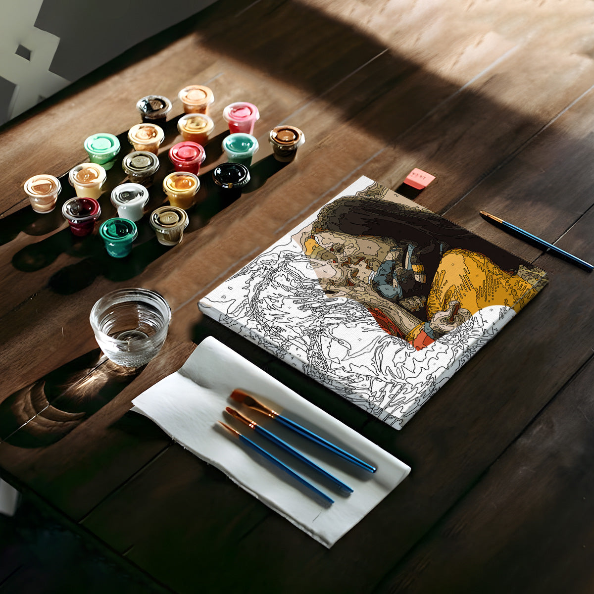 Kit de peinture par numéros personnalisé avec photo - Maman