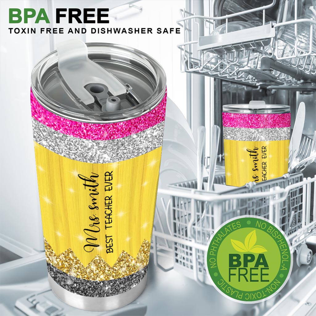 Enseigner, c'est un travail de cœur - Gobelet personnalisé pour enseignants