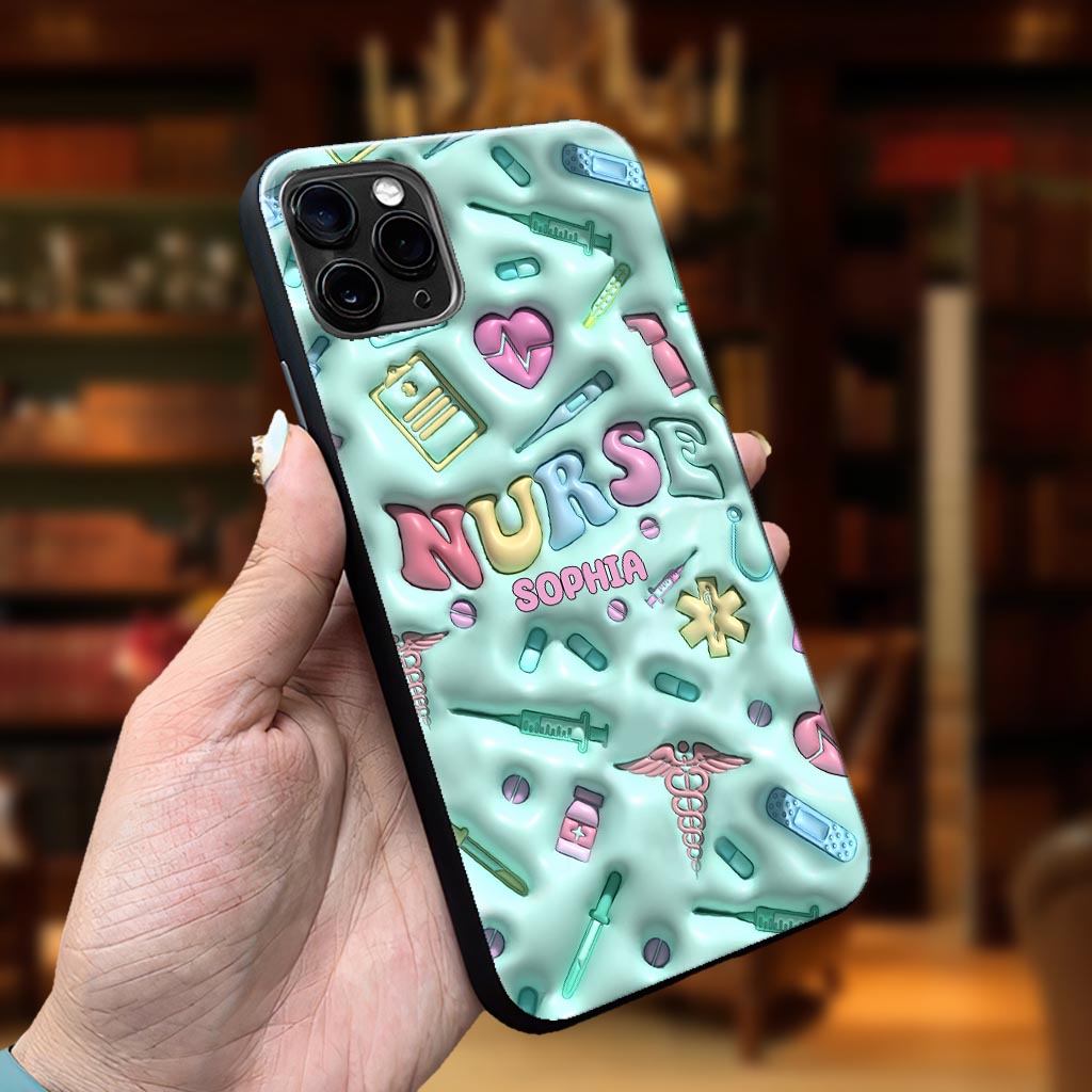Vie d'infirmière - Étui de téléphone personnalisé pour infirmière