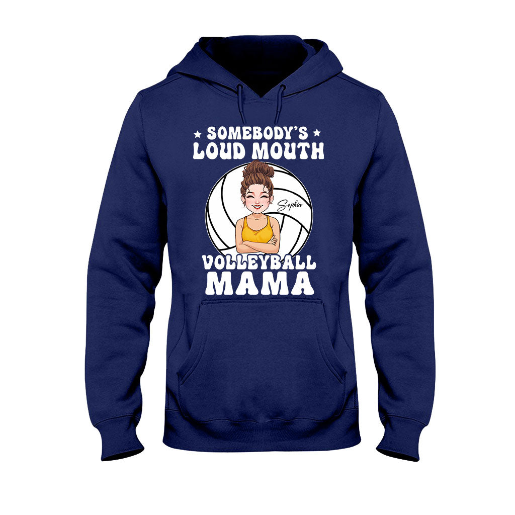 Maman Volleyballeuse à la Grande Gueule - T-shirt et sweat à capuche de volley-ball personnalisés