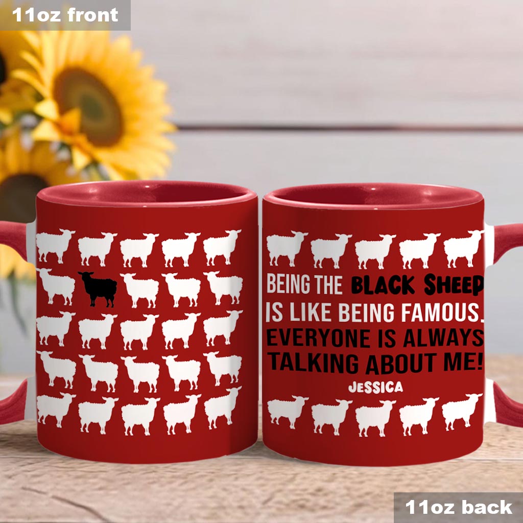 Être le mouton noir - Mug personnalisé pour la famille