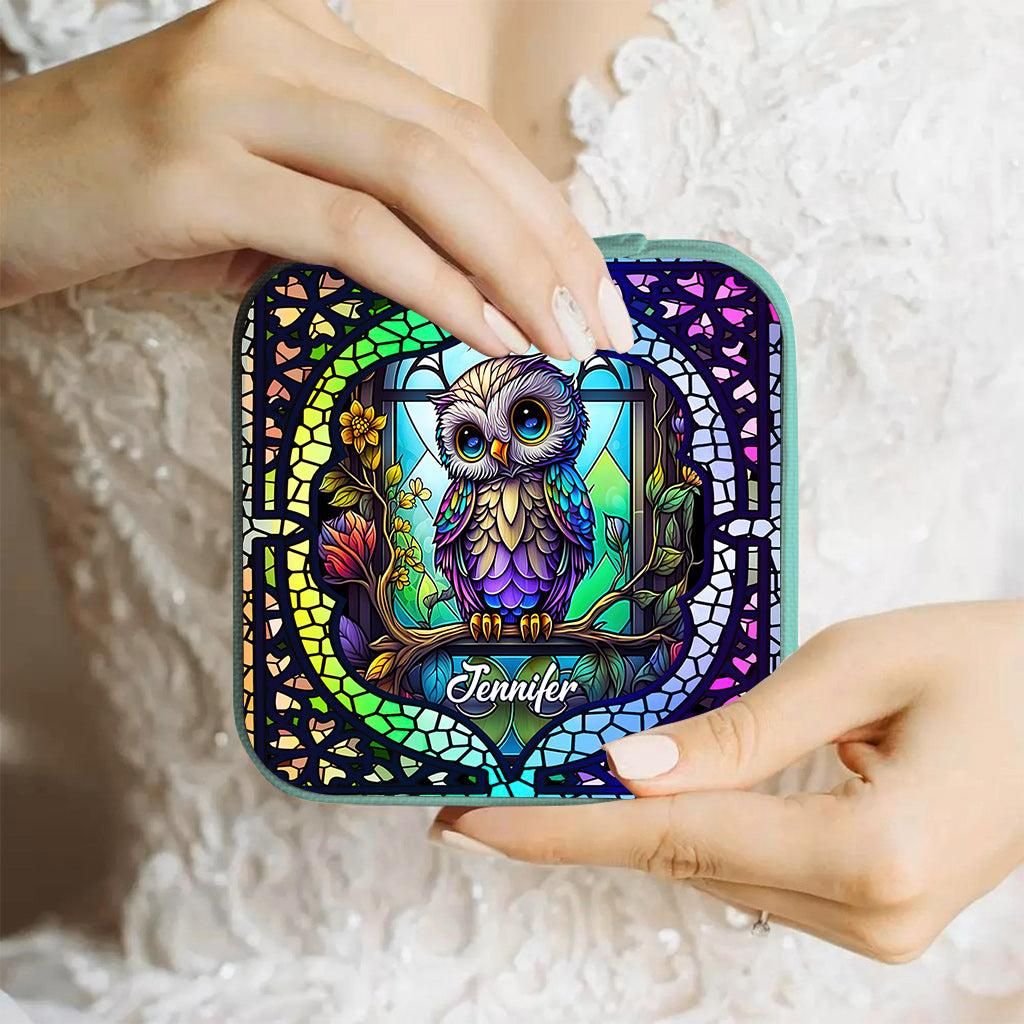Boîte à bijoux hibou personnalisée - Chouette mignonne