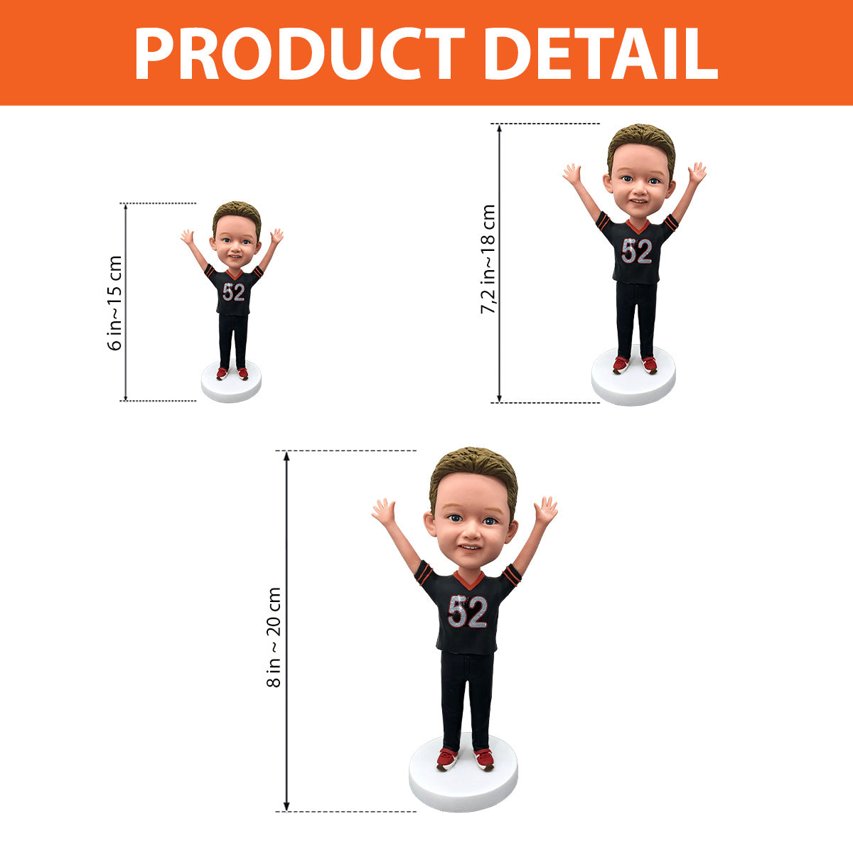 Meilleur petit-fils du monde - Cadeau pour petit-fils - Figurine à tête oscillante personnalisée