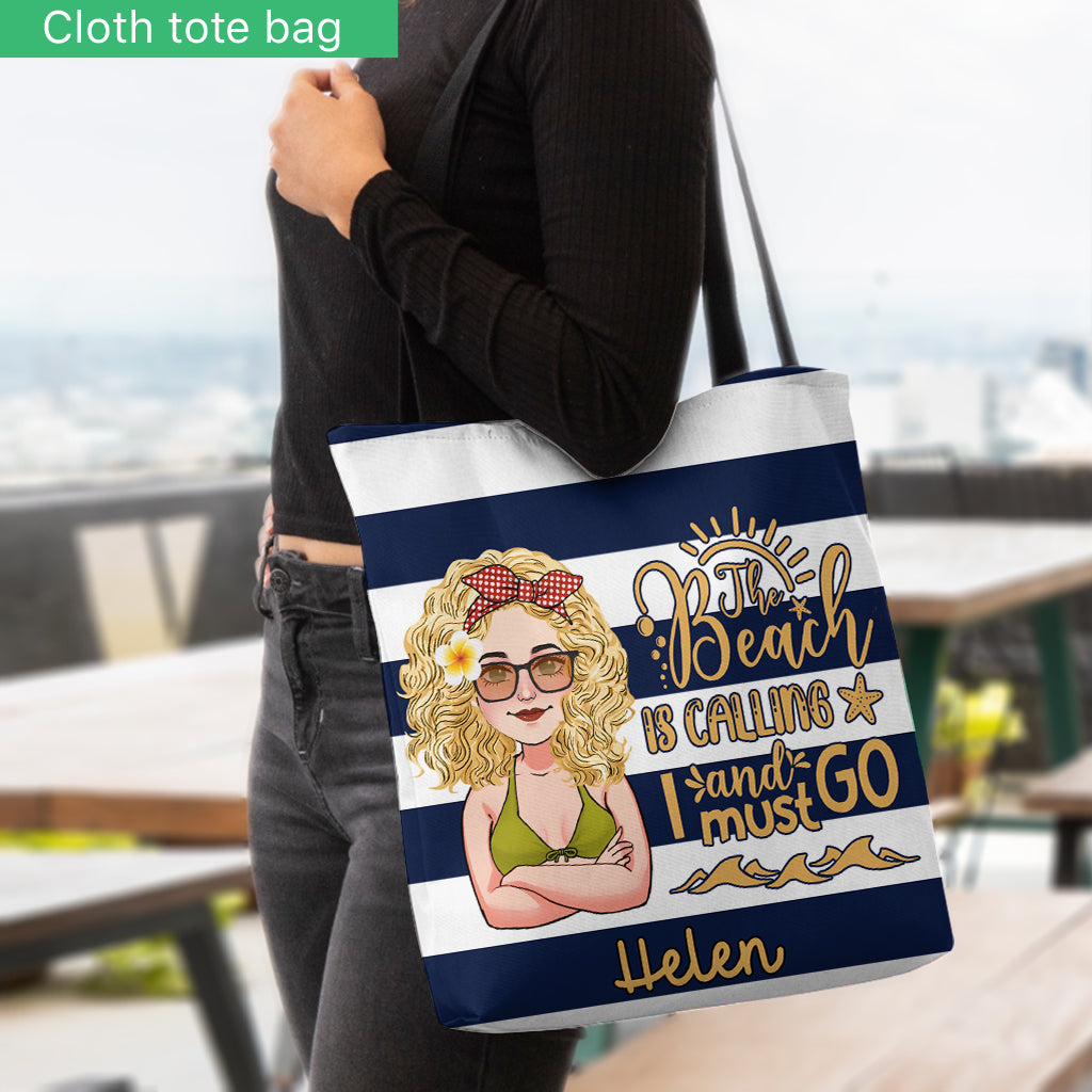 Sac fourre-tout personnalisé « Beach Please » pour amoureux de la mer