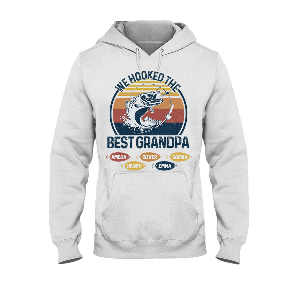 Nous avons trouvé le meilleur papa pêcheur, grand-père ! - Cadeau de pêche pour papa et grand-père - T-shirt et sweat à capuche personnalisés