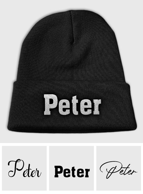 Bonnet brodé personnalisé pour papa - Nom personnalisé