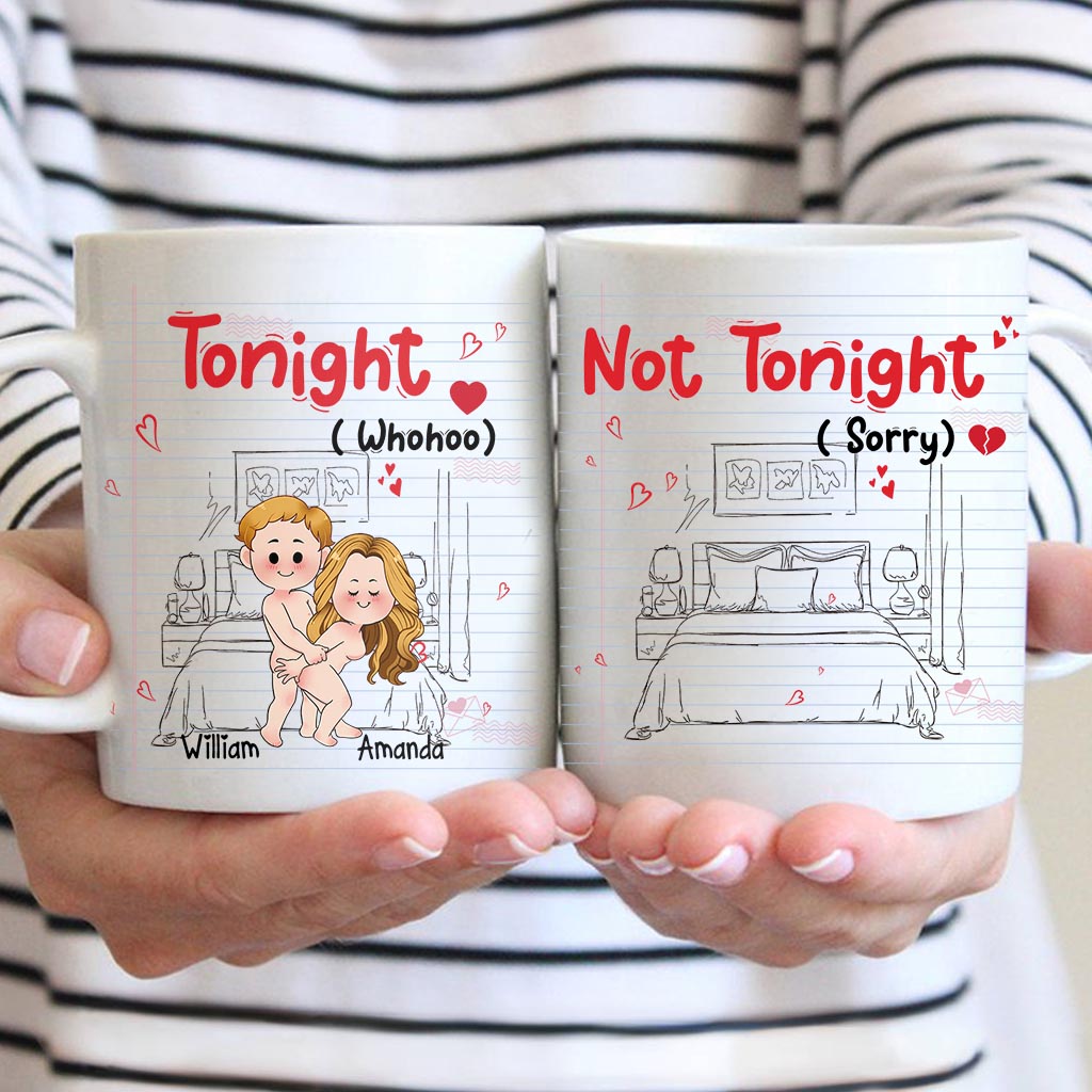 Ce soir - Mug personnalisé pour couple