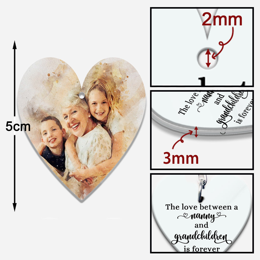 Amour éternel - Porte-clés personnalisé pour grand-mère