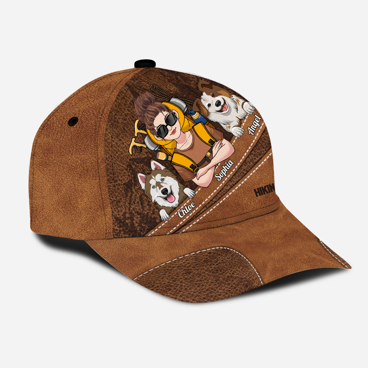 Hiking And Dogs - Personalized Hiking Classic Cap