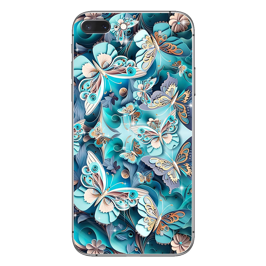 Coque de téléphone Papillons Amoureux - Coque de téléphone Papillon