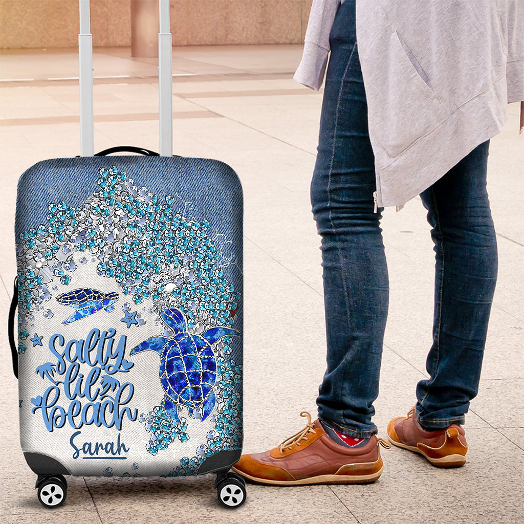 Housse de bagage personnalisée Turtle Bling - Tortue