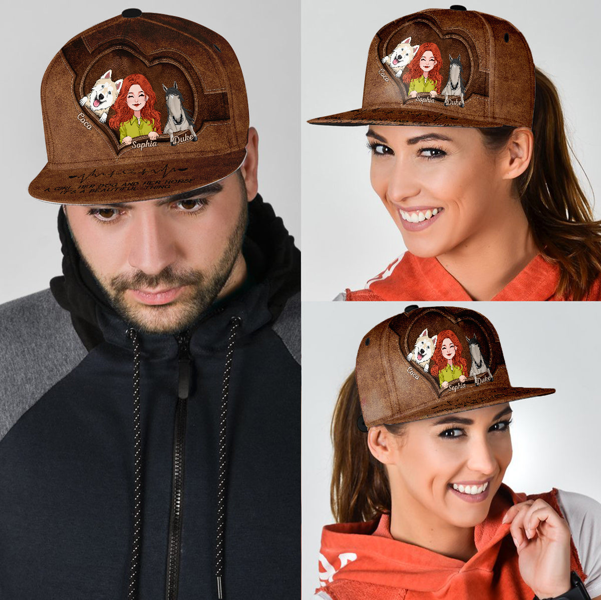 What A Beautiful Thing - Personalized Horse Snapback