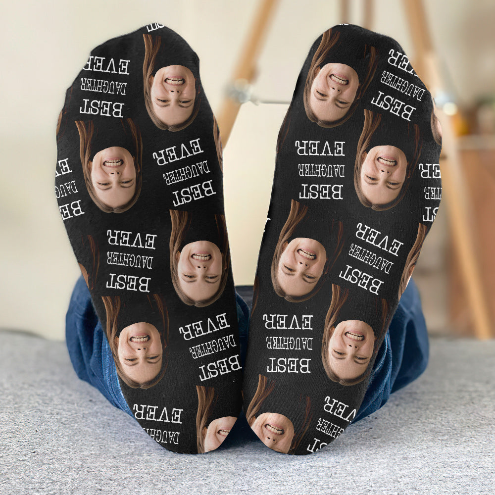Custom Face - Personalized Daughter Socks