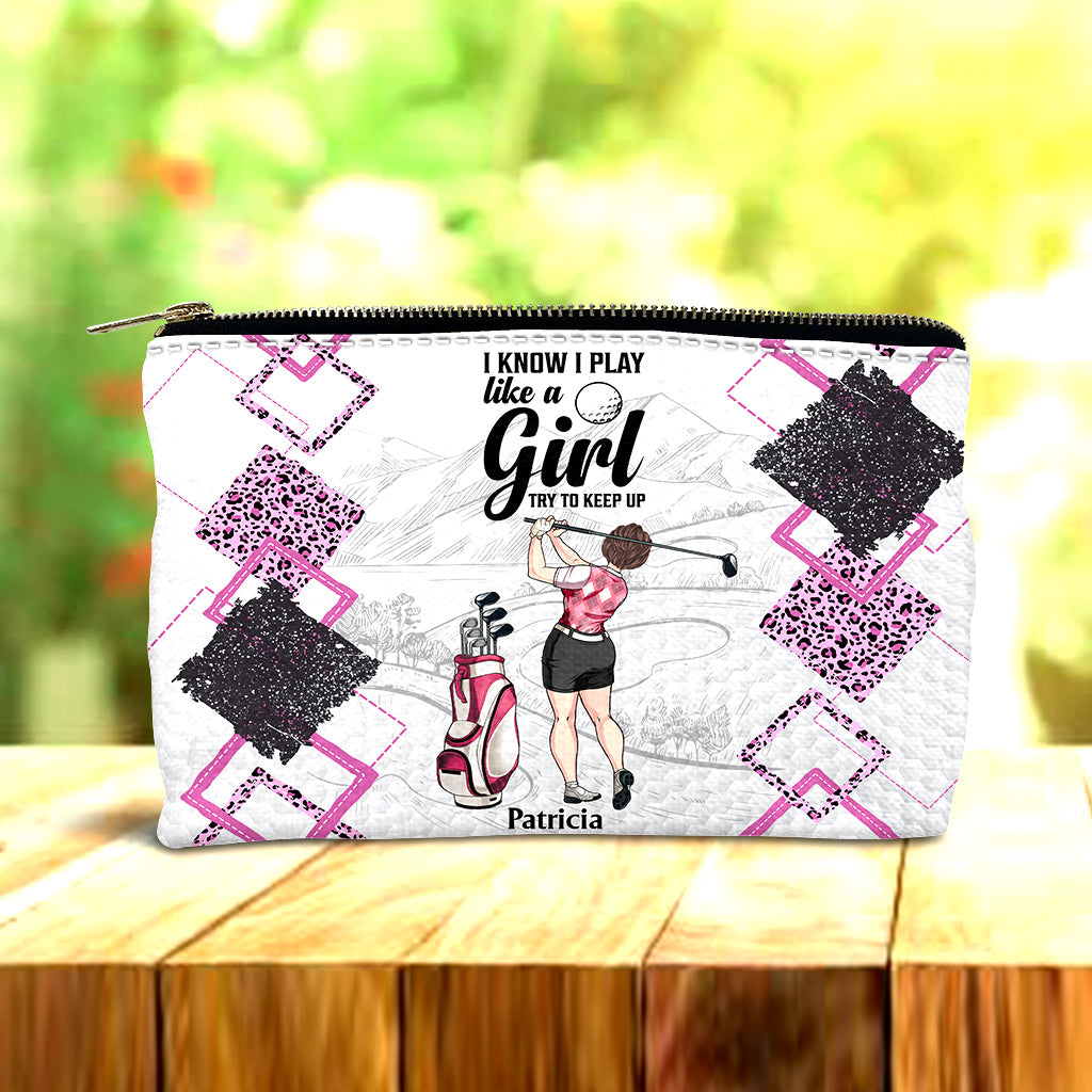 Cours de golf - Cadeau de golf pour elle, petite amie, épouse, fille - Pochette personnalisée