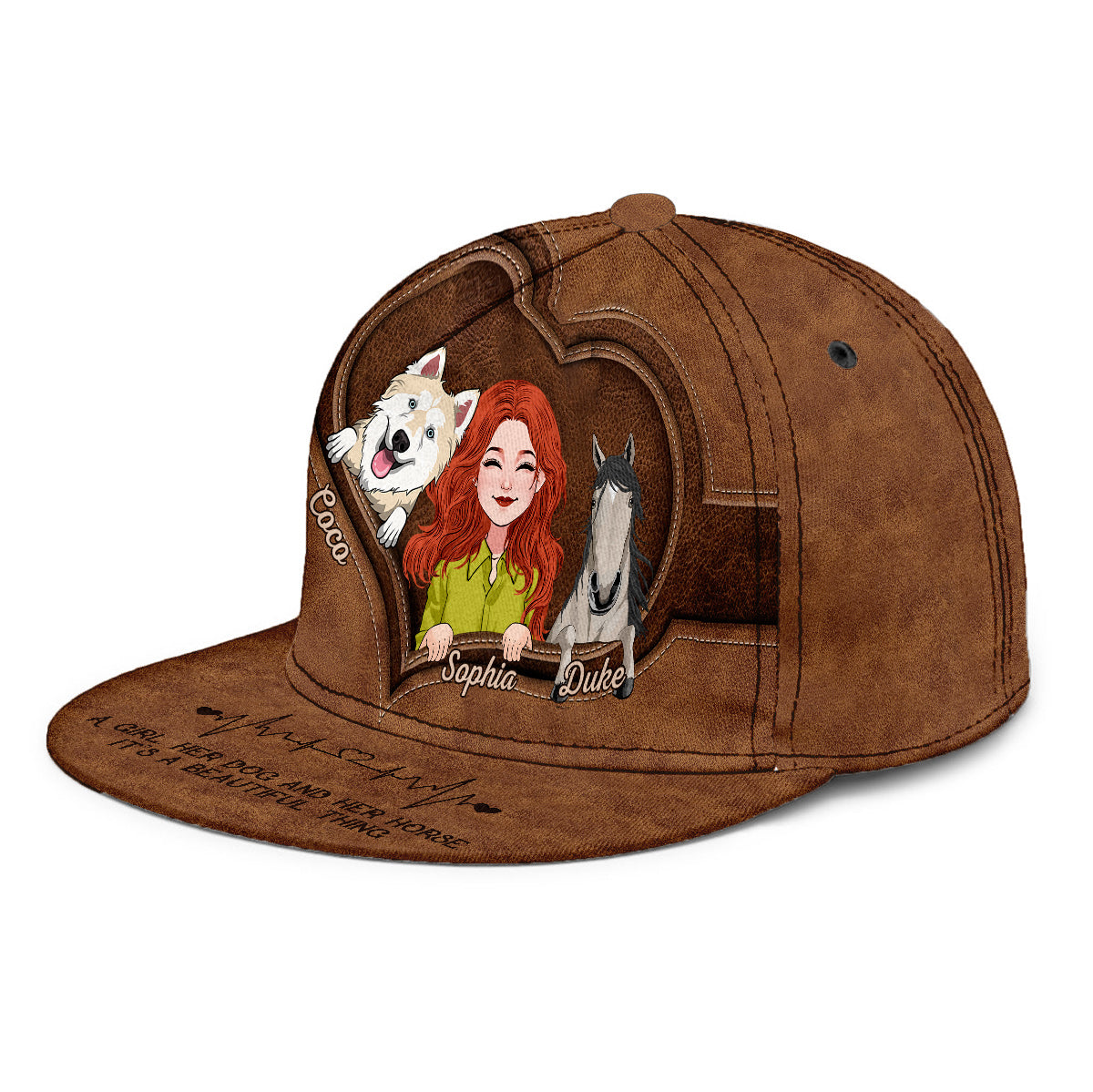 What A Beautiful Thing - Personalized Horse Snapback