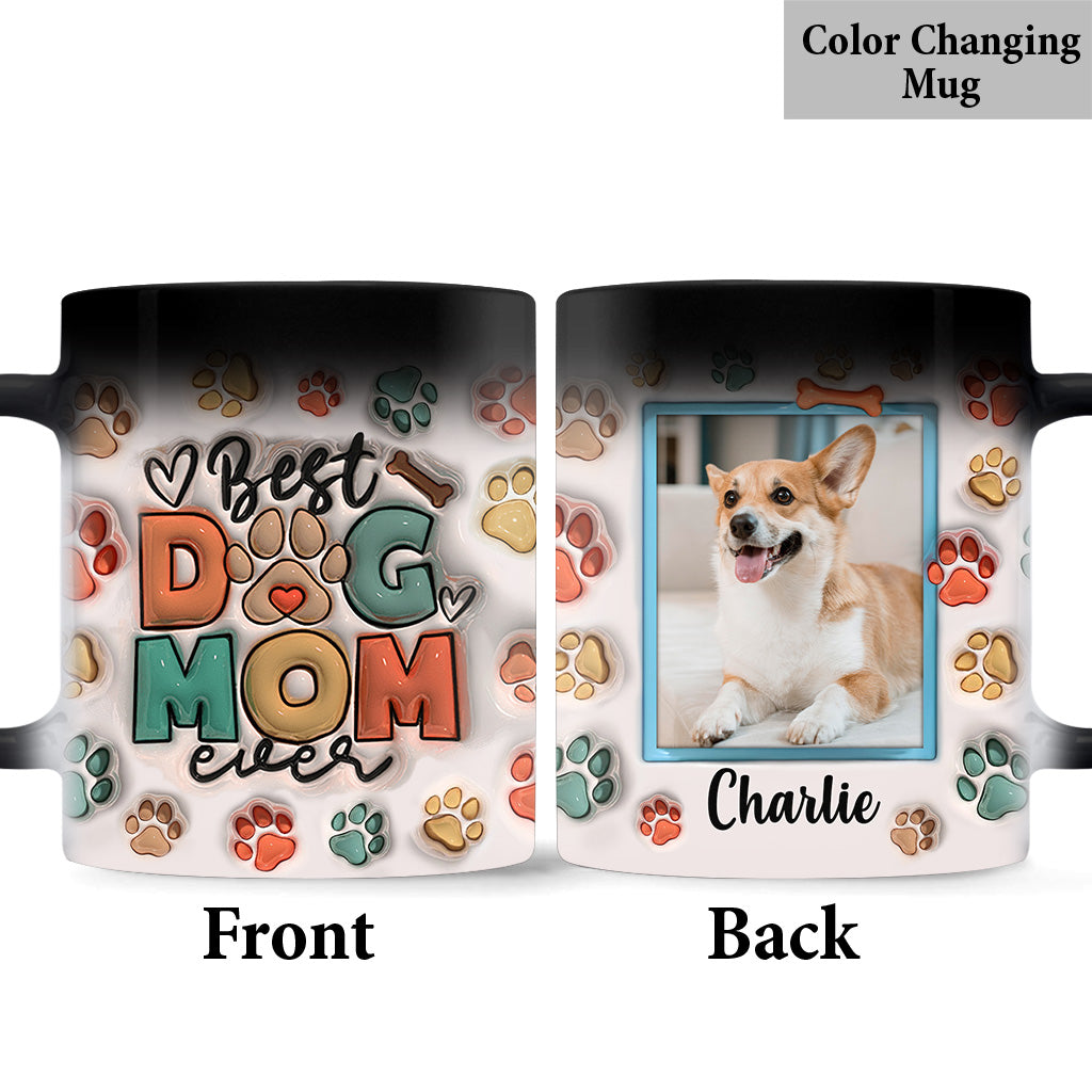 Mug personnalisé avec une adorable tête de chien/chat