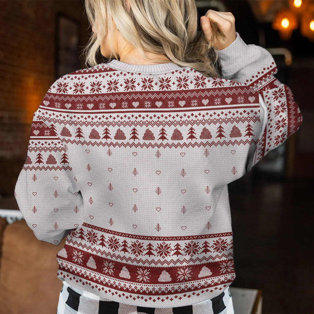 Les petites chéries de Nana - Pull moche personnalisé pour grand-mère