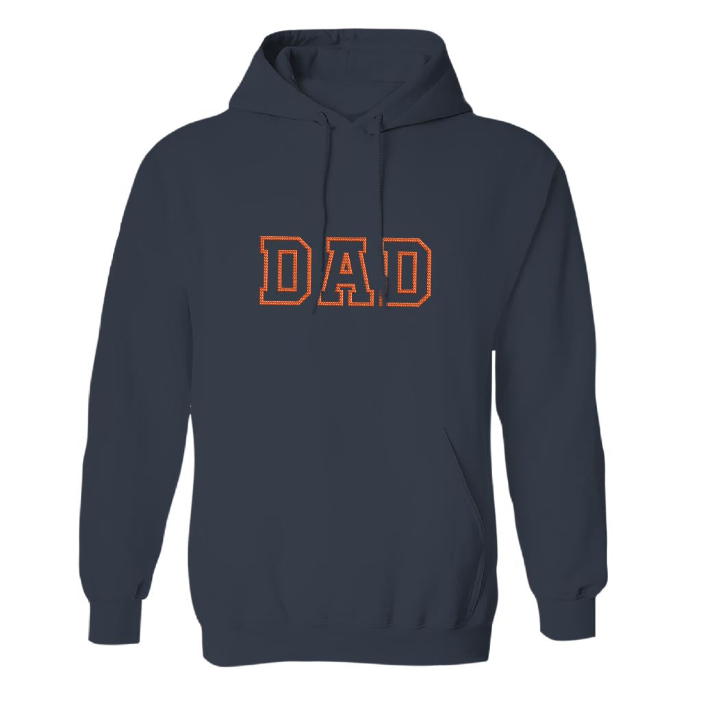Sweat à capuche brodé personnalisé avec nom - Nom personnalisé pour papa