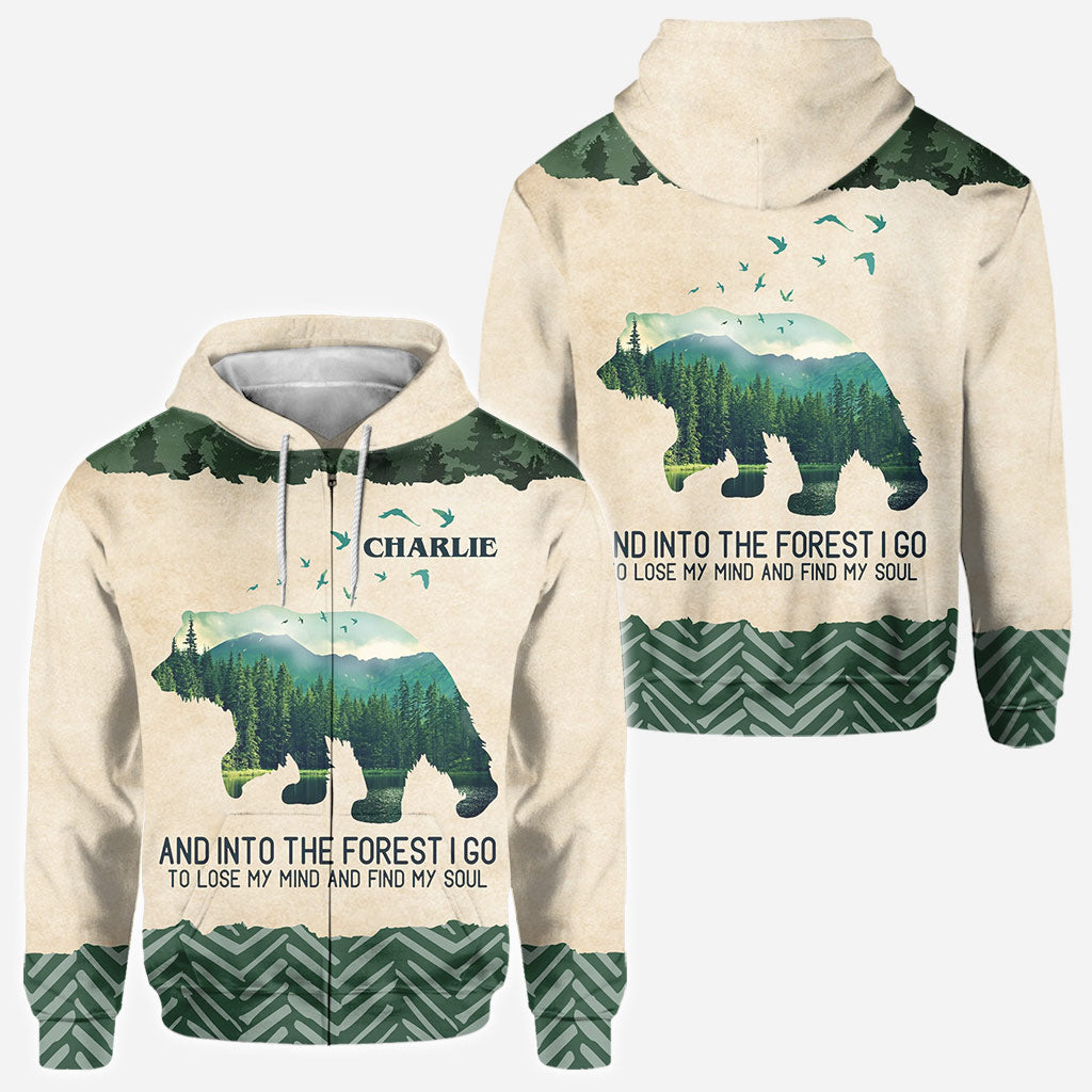 J'adore le camping - T-shirt de camping personnalisé intégral