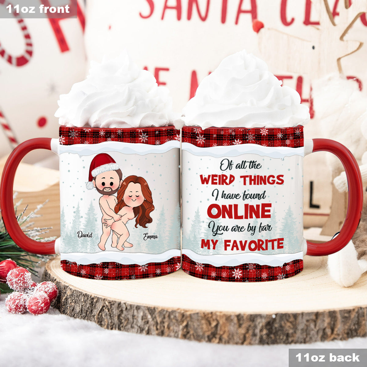 De toutes les choses étranges - Mug personnalisé pour couple