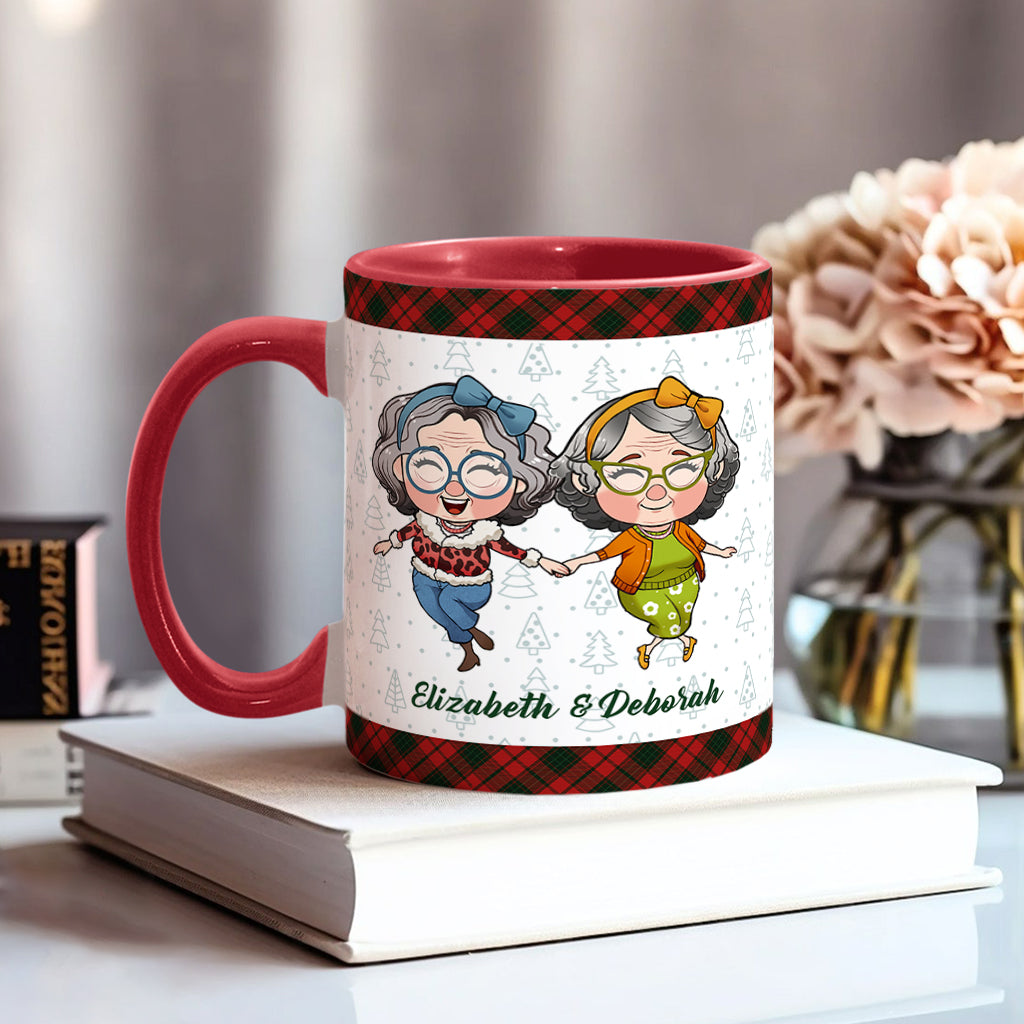 Mug personnalisé « Les vieilles dames qui sèment la pagaille » pour meilleure amie