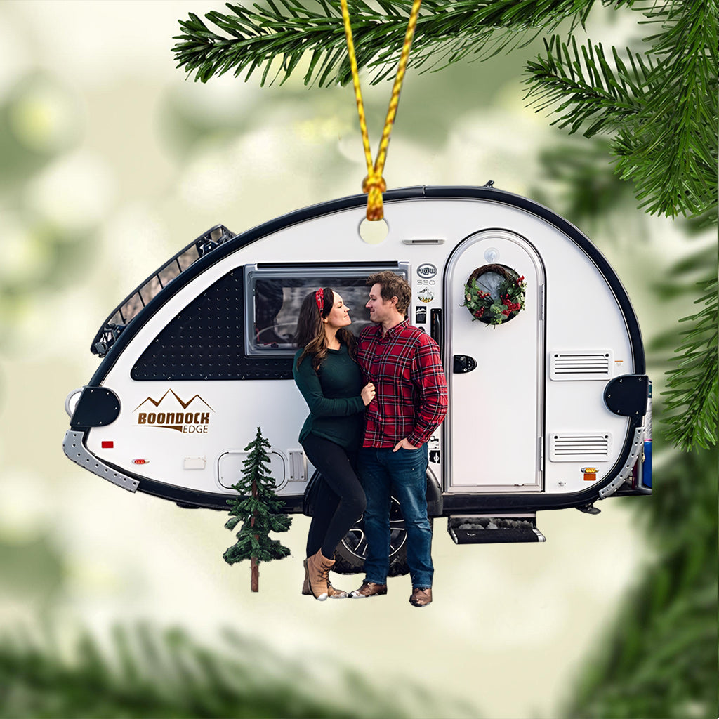 J'adore le camping - Ornement de camping personnalisé