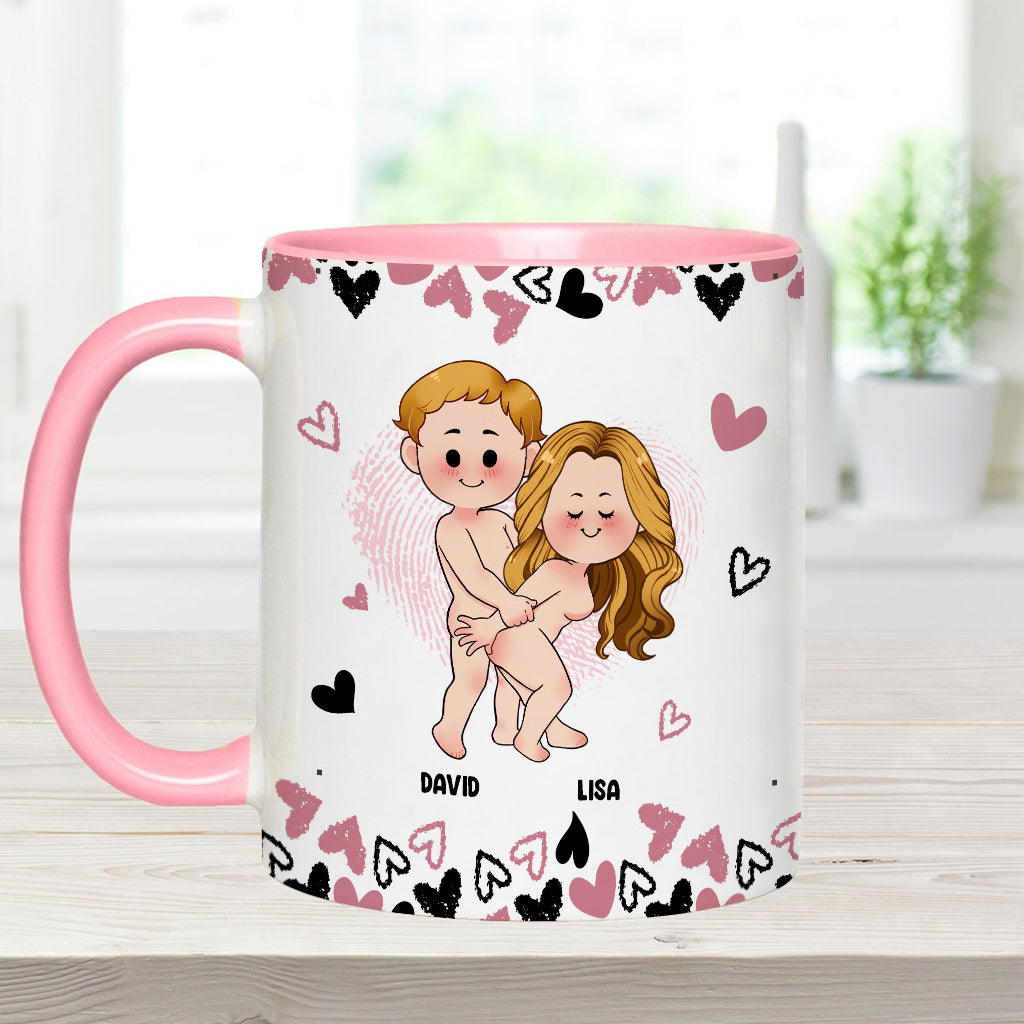 Lovely Couple - Personalized Couple Accent Mug
