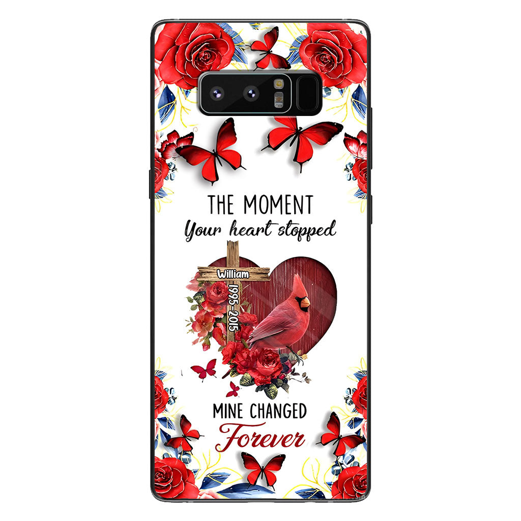 The Moment Your Heart Stopped - Personalized Memorial Phone Case