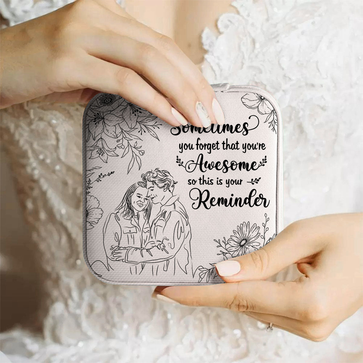 Vous êtes génial·e·s - Boîte à bijoux personnalisée pour couple