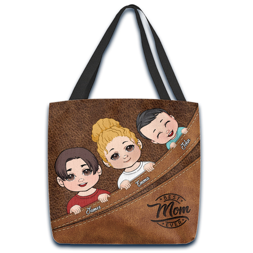 Meilleure grand-mère du monde - Sac fourre-tout personnalisé pour grand-mère