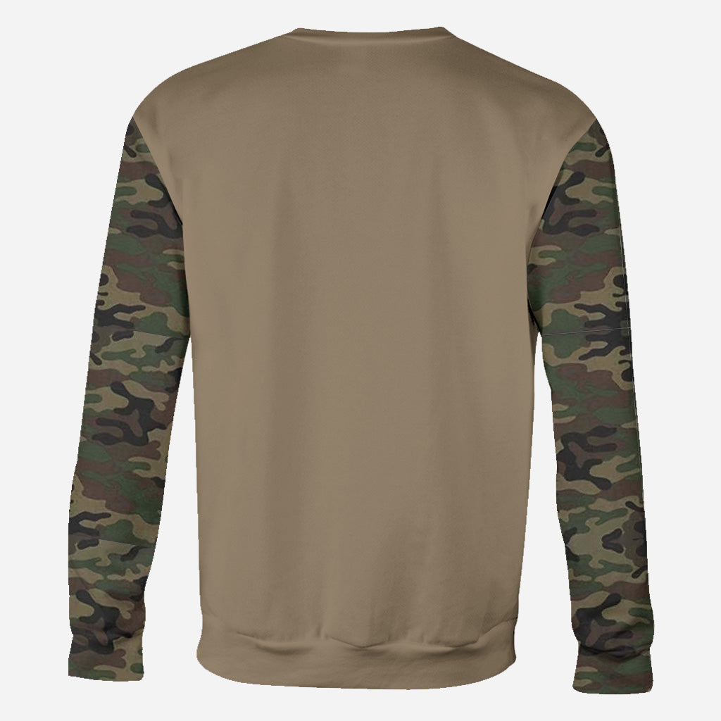 Meilleur papa chasseur - T-shirt de chasse personnalisé intégral