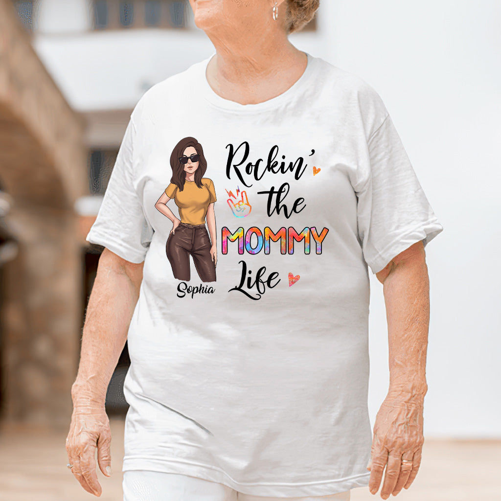 Rockin' The Nana Life - Gift for grandma, mom - Personalized T-shirt And Hoodie