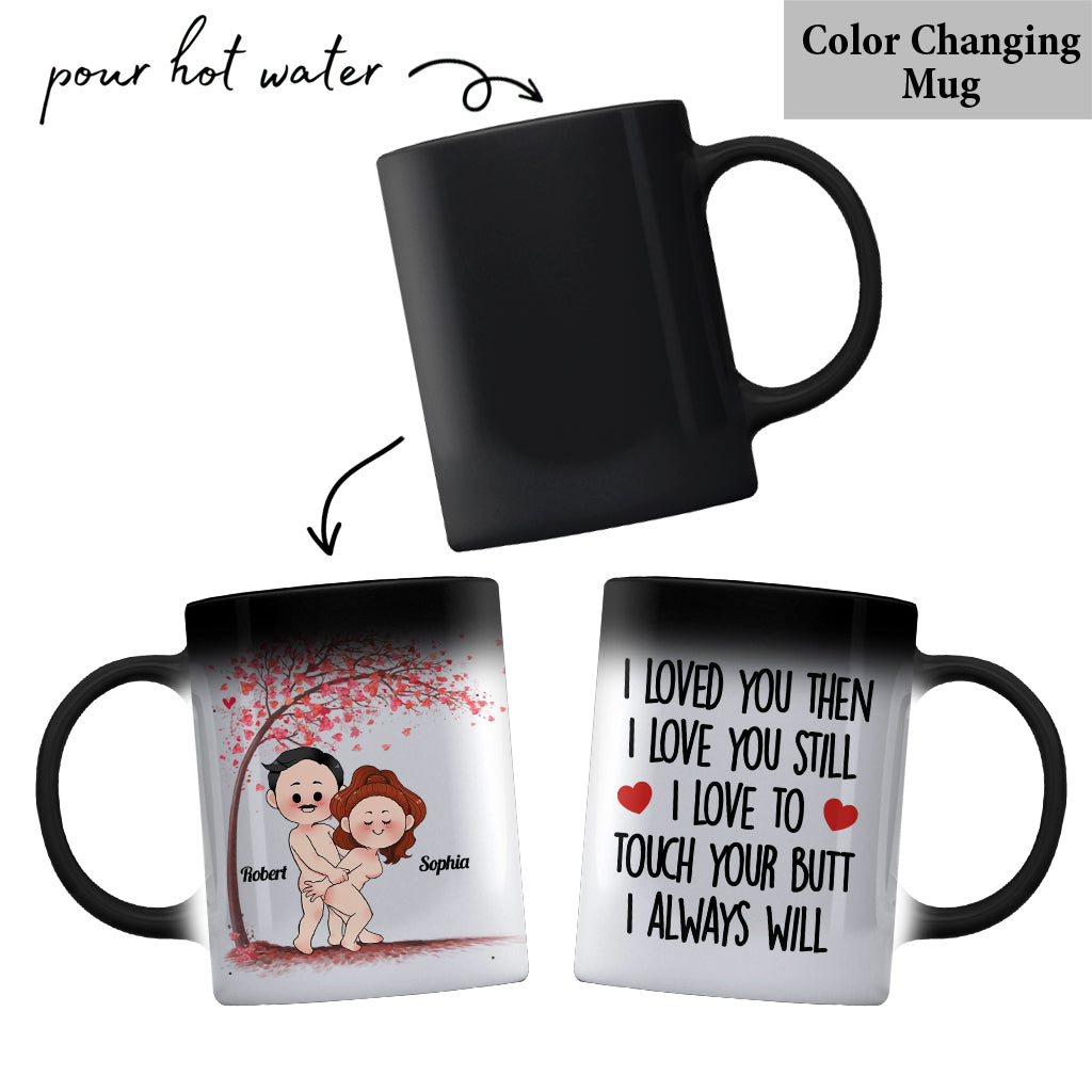 Je t'aimais alors - Mug personnalisé pour couple