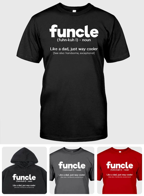 Funcle - T-shirt et sweat à capuche Oncle