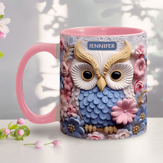 Magnifique hibou - Cadeau hibou pour petit(e) ami(e) - Mug personnalisé