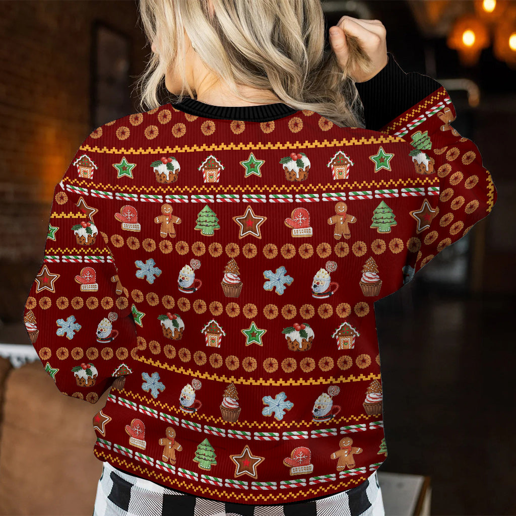 C'est la saison des bêtises ! - Pull moche personnalisé pour couple