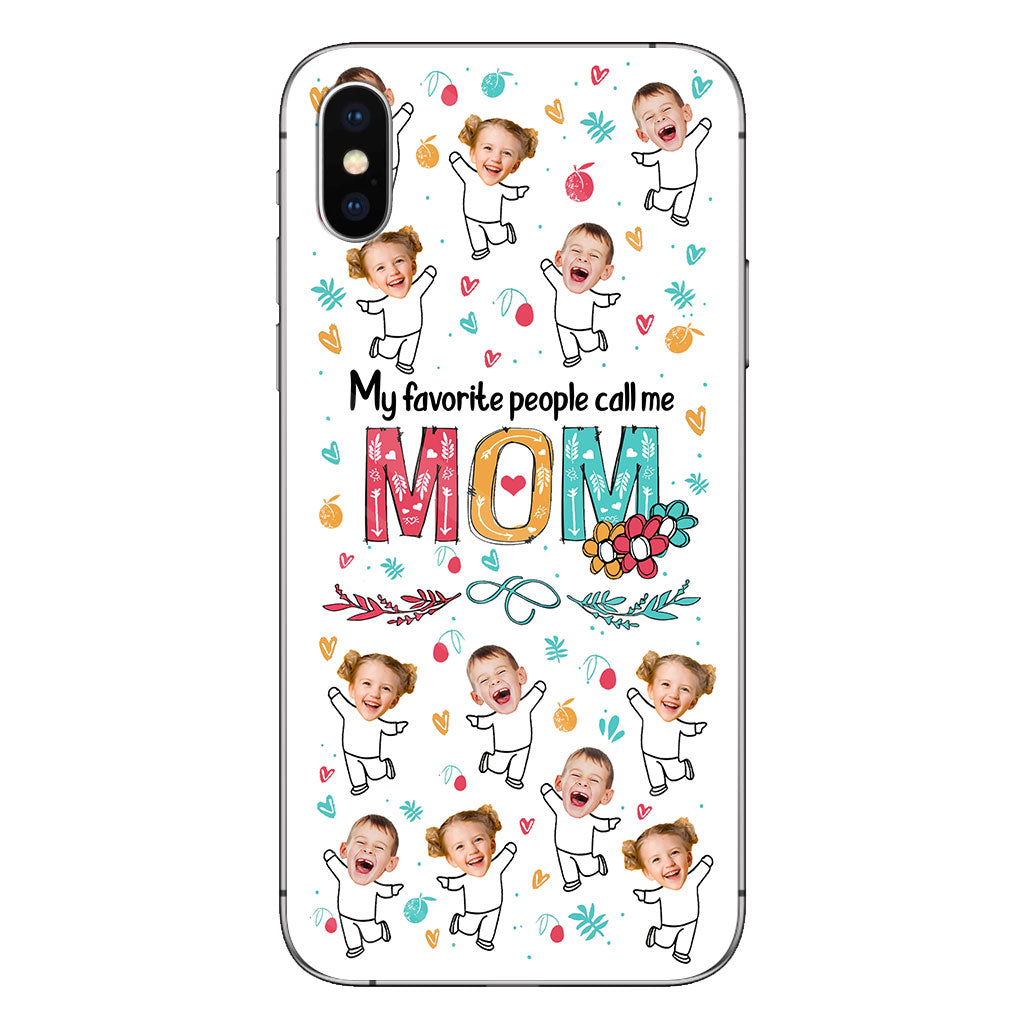 Mes personnes préférées m'appellent Nana - Cadeau pour grand-mère, maman - Coque de téléphone personnalisée
